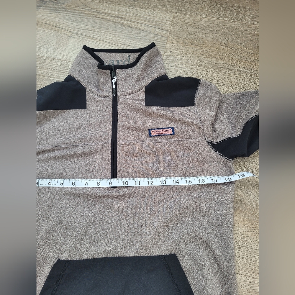 Vineyard Vines Performance Color Block Shep Shirt, Small, Grey And Black - Picture 6 of 11